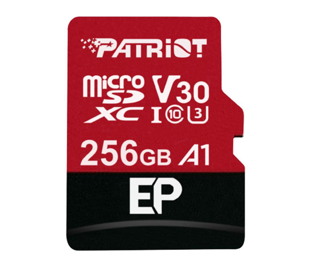 Patriot 256GB EP microSDXC 100/80MB (odczyt/zapis) - 485621 - zdjęcie